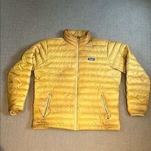 Patagonia Men's Yellow Puffer Jacket